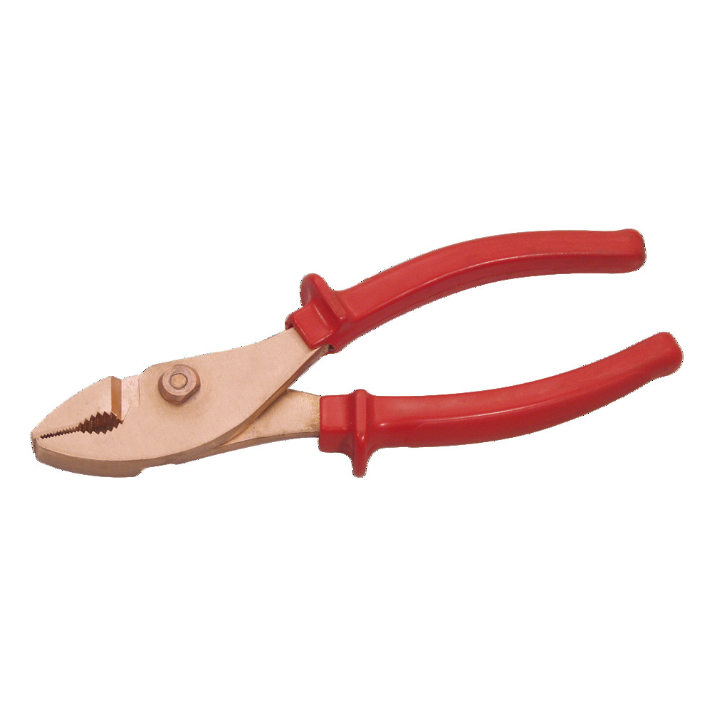 Verstellbare Kombizange funkenfrei, Griffhüllen mit Handschutz, 200 mm