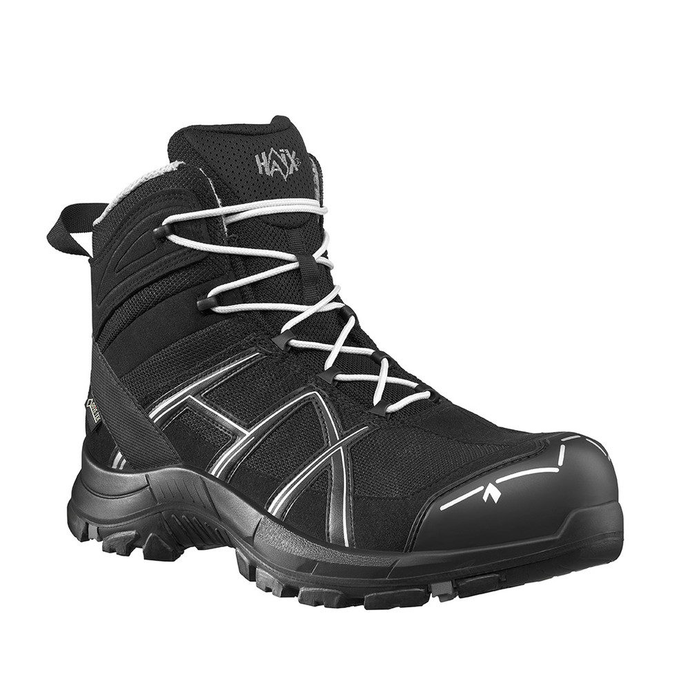 Sicherheitsschuh S3 BLACK EAGLE 40.1 mid/black-silver, Größe UK3.0/EU35
