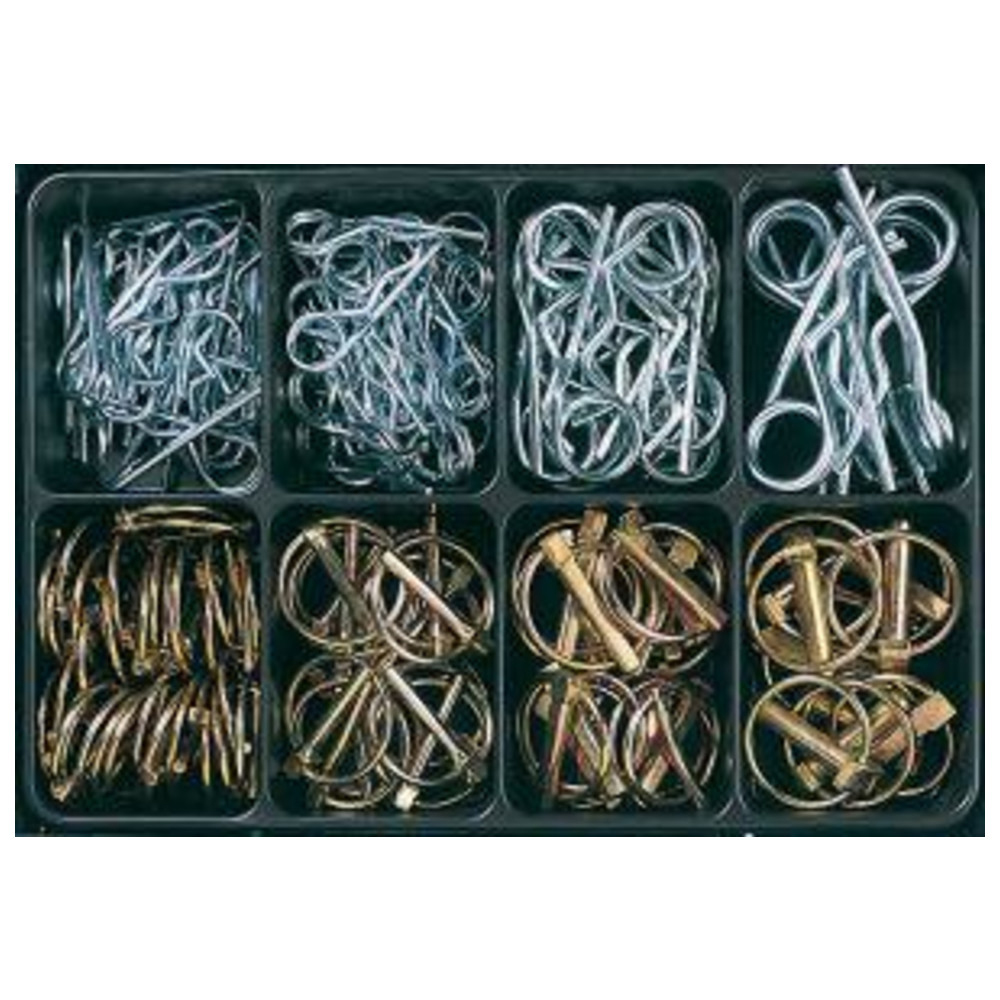 E-NORM Montagekoffer 24 Klappsplint, Federstecker