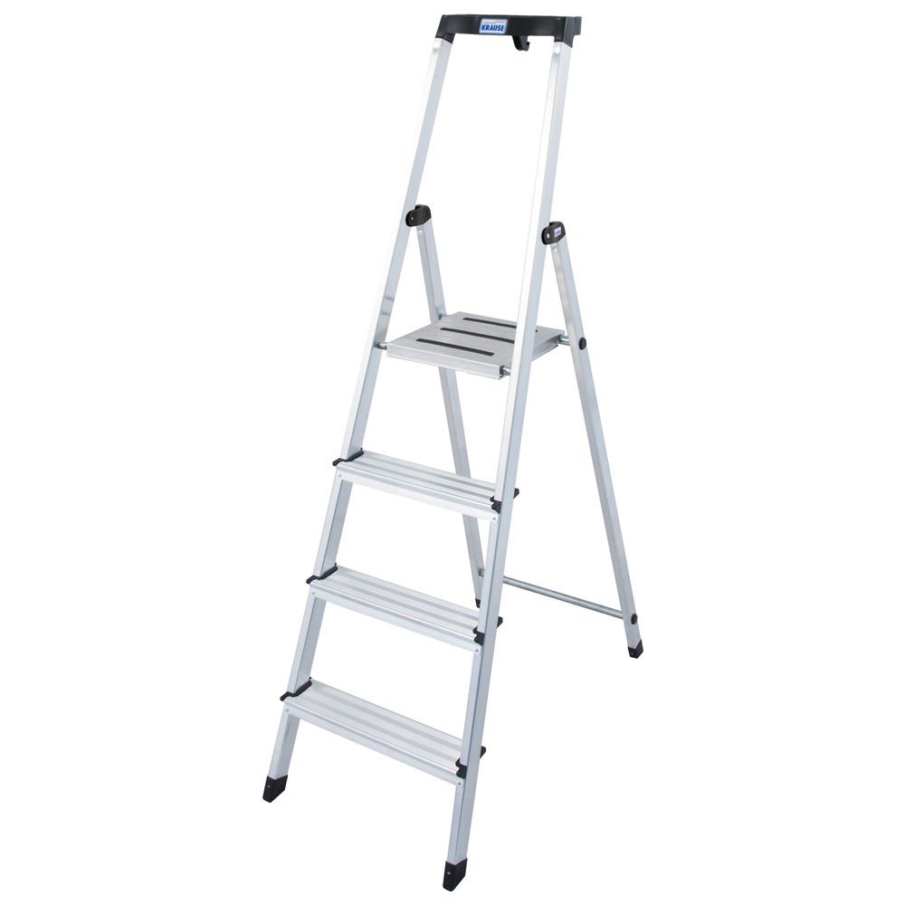 Stehleiter Safety, Alu, einseitig, 4 Stufen