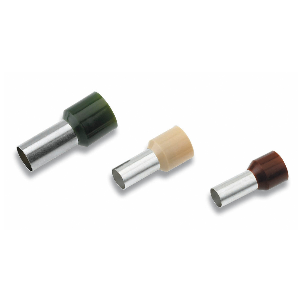 Aderendhülse isoliert 0,5qmm/8 mm orange DIN 46228