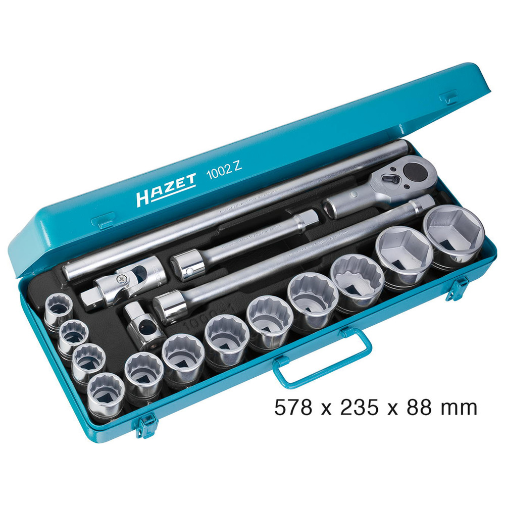 Steckschlüssel-Satz 1002Z - Vierkant hohl 20 mm (3/4 Zoll) - Anzahl Werkzeuge: