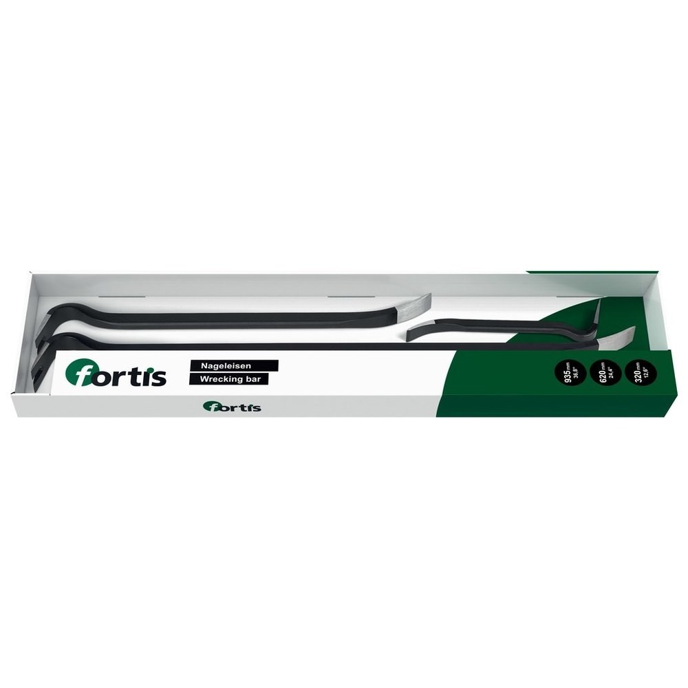 Nageleisen-Set 3tlg.320+620+935mm FORTIS