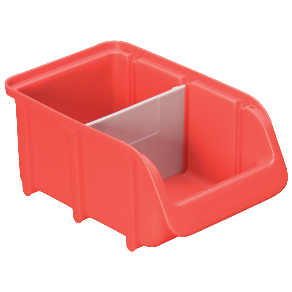 Quertrennsteg für Sichtlagerboxen PP, grau, für Größe 1, 2, 2/L