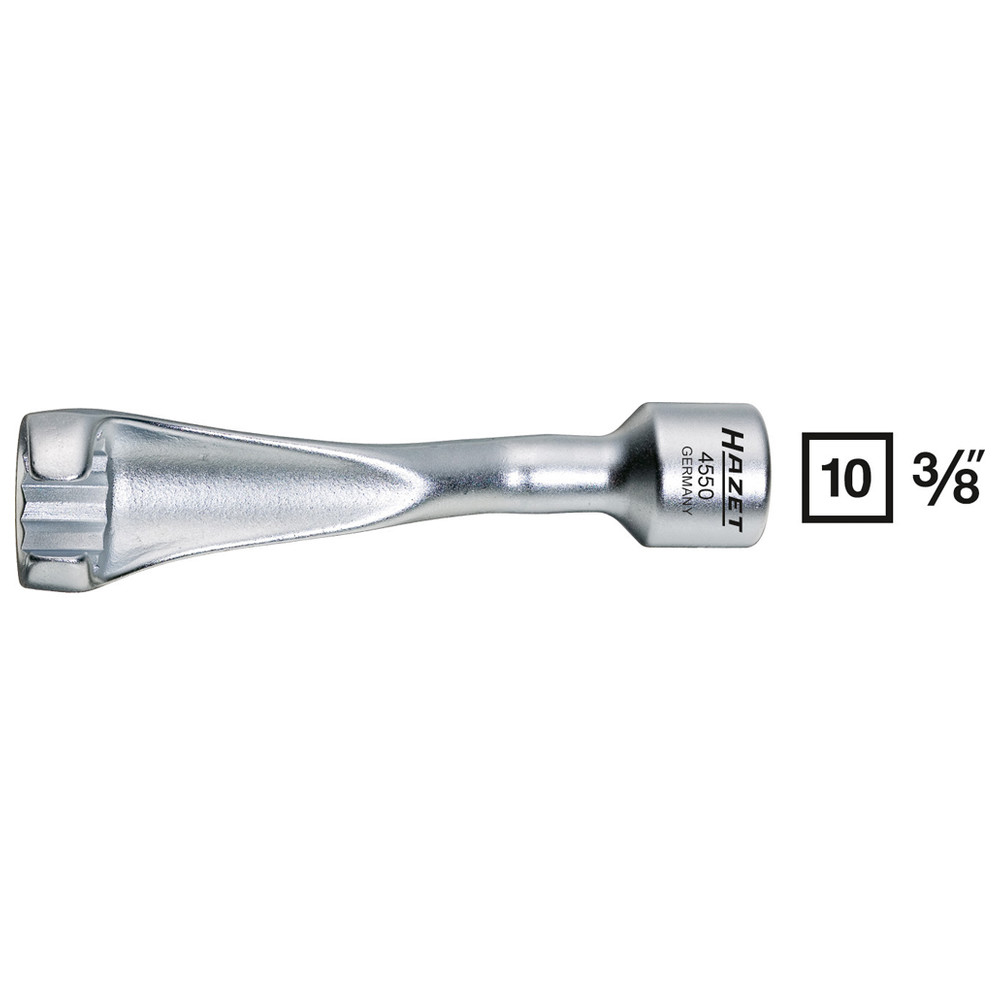 Einspritzleitungs-Schlüssel 4550 - Vierkant hohl 10 mm (3/8 Zoll) - Außen-Doppe