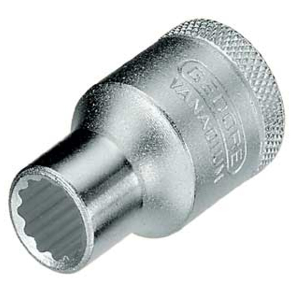 Steckschlüsseleinsatz 1/2", DIN 3124, 12-kant, UD-Profil, 8 mm