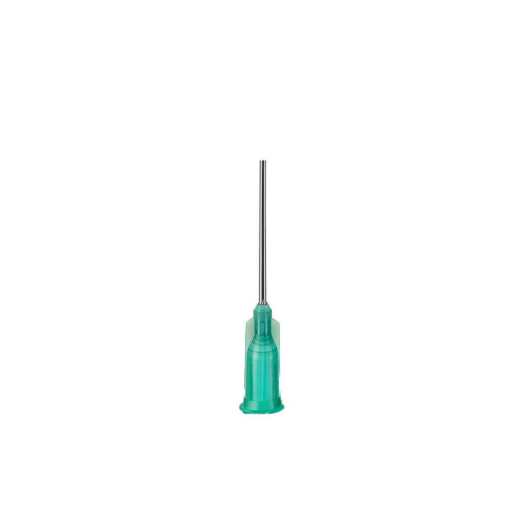 WETEC Dosiernadel, gerade, 1", 0,84 mm / Gauge 18, grün, Bild 2