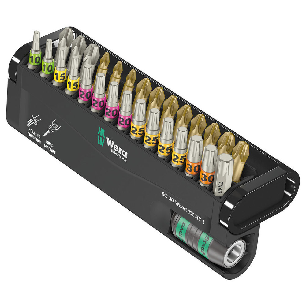Bit-Satz 30 Wood TORX HF 1 WERA