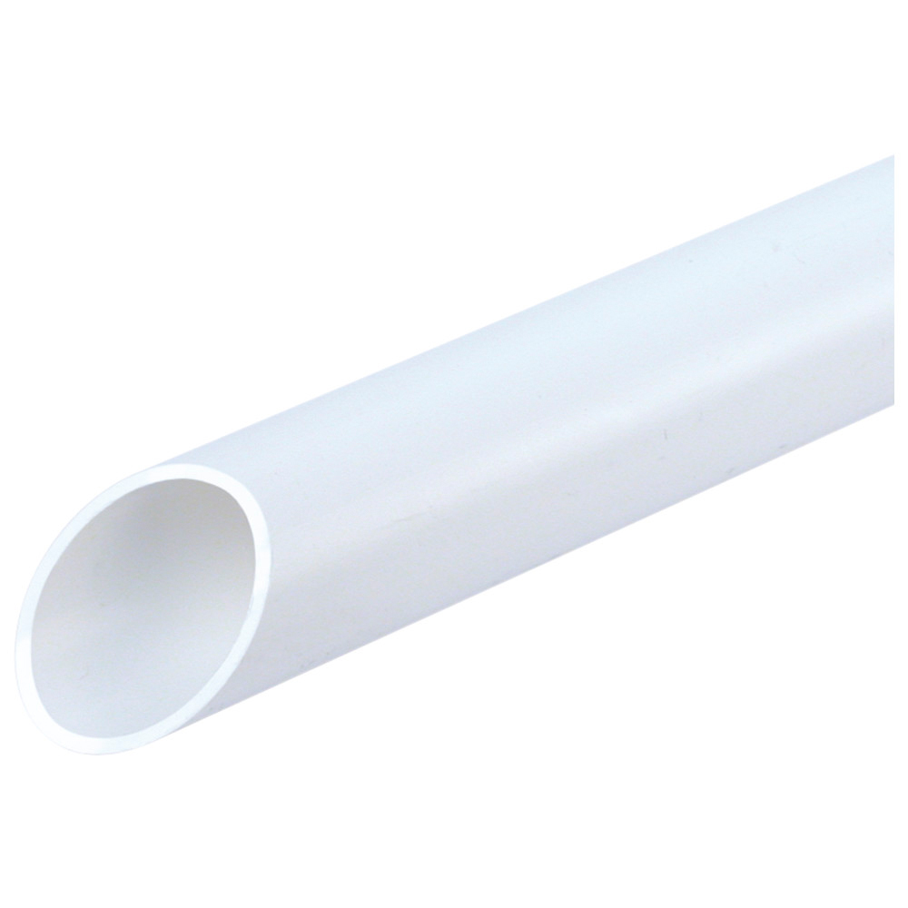 Kunststoffstangenrohr FPKu-EM-F-UV, 16,0 x 13,4 mm, weiß, 2 m
