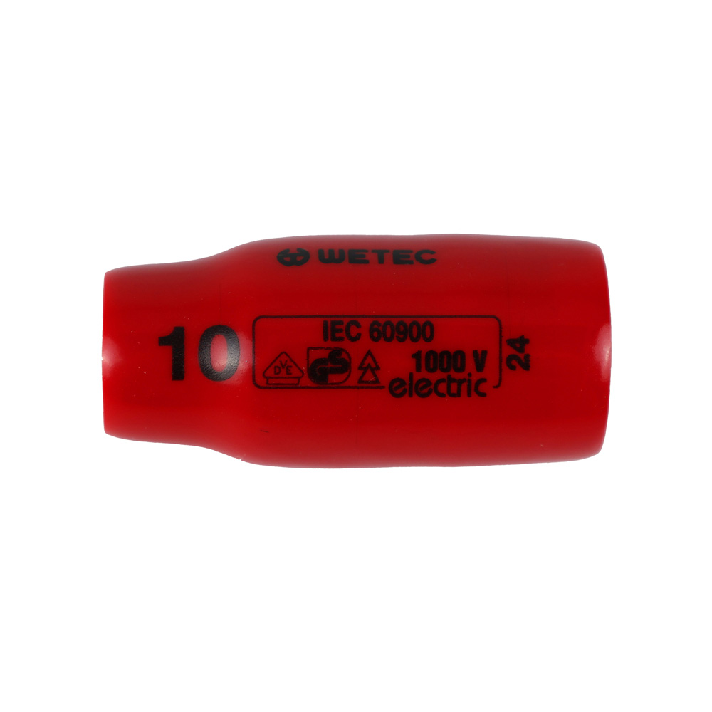 Sechskant-Steckschlüssel-Einsatz, 1/2", 10 mm, 1000 V/VDE/GS