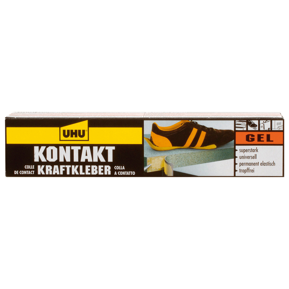 UHU Kontakt Kraftkleber, 120 g, gelförmig, keine Infokarte