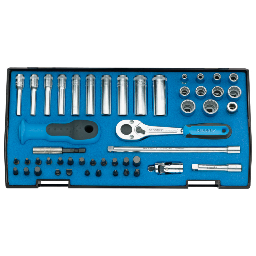Steckschlüsselgarnitur 1/4" 49-teilig 20 LMU-10