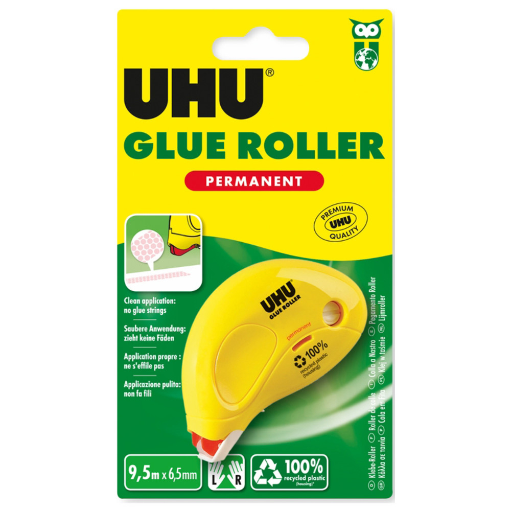 UHU Dry & Clean Kleberoller, permanent