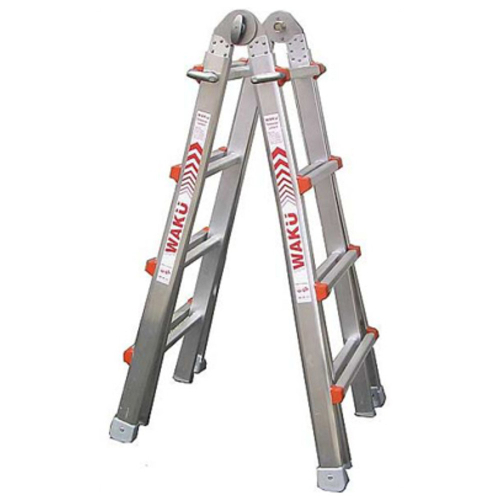 Aluminium-Teleskopleiter, Anzahl Sprossen 4 x 3 m