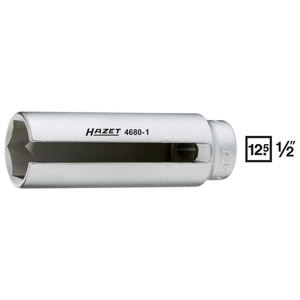 Lambda-Sonden-Einsatz 4680-1 - Vierkant hohl 12,5 mm (1/2 Zoll) - Außen-Sechska