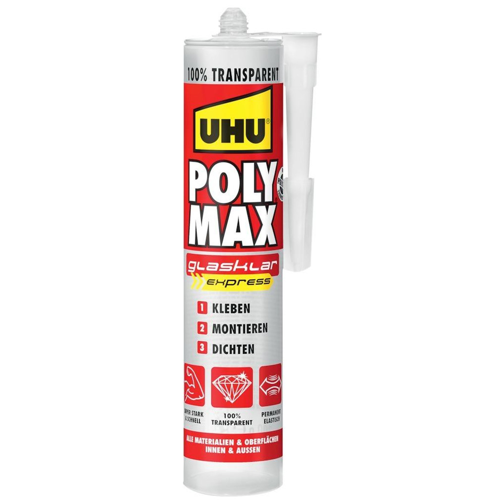 POLY MAX GLASKLAR EXPRESS Kartusche 300 g