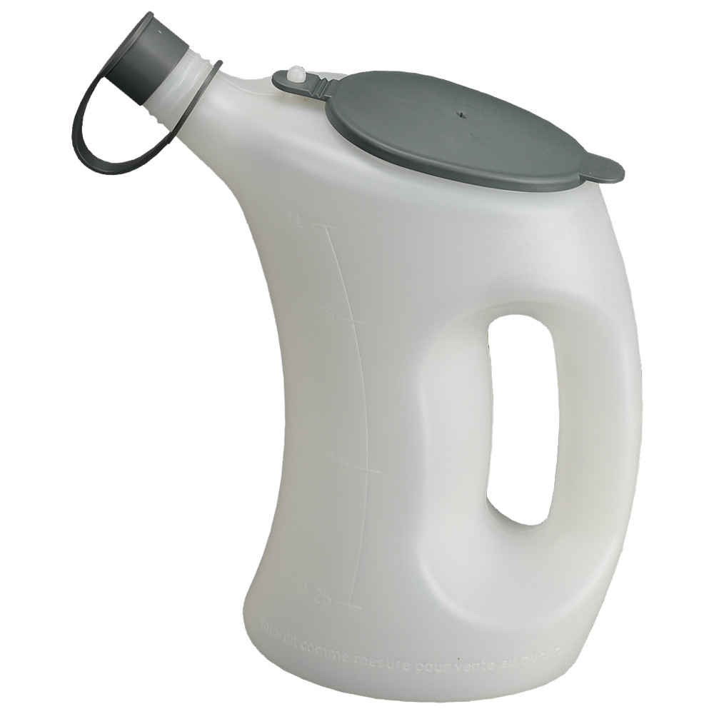 Messbecher mit Deckel und Kappe PE, 1,0 l