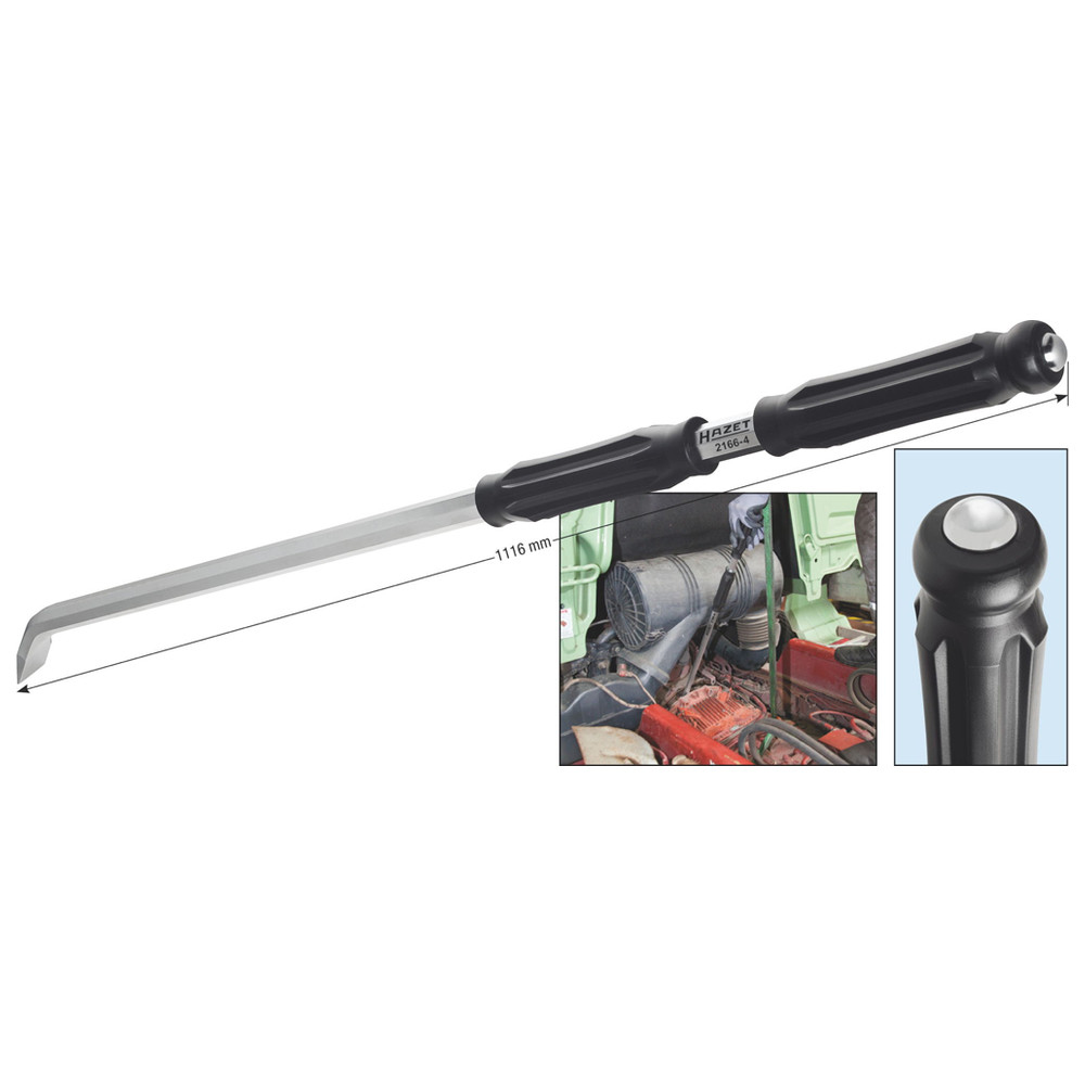 Nkw-Hebeleisen Duo-Griff 2166-4 - Gesamtlänge: 1116 mm