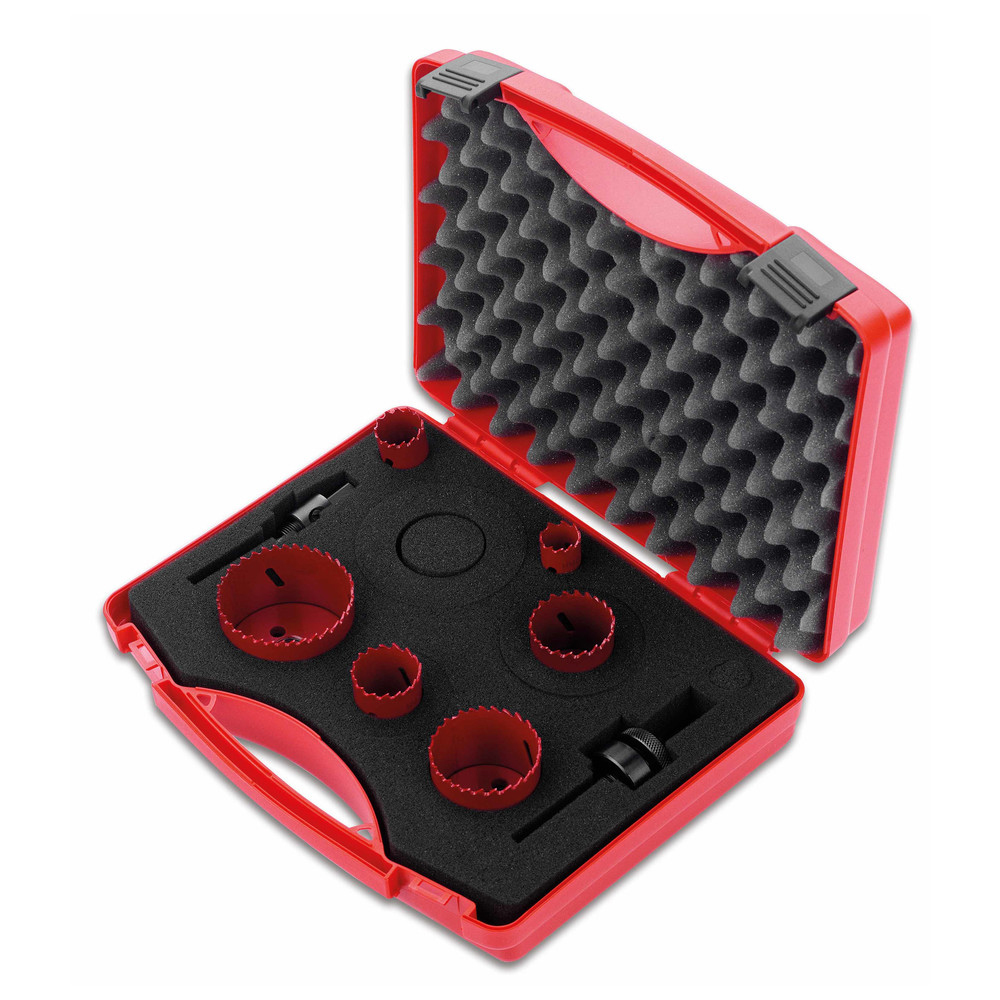 Lochsägen-Set Elektro metrisch HSS-Bi-Metall M20-64