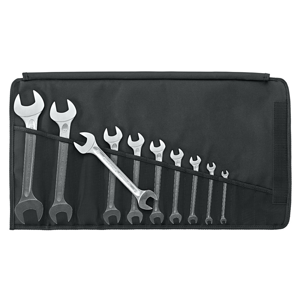 Doppelmaulschlüssel-Satz MOTOR Nr. 10/10, in Rolltasche
