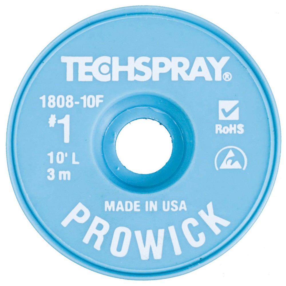 Techspray Entlötlitze Premium, 0,9 mm, 3,0 m, weiß