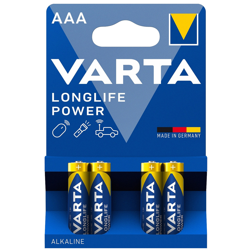 Alkaline-Batterie Micro AAA / LR03 Longlife Power