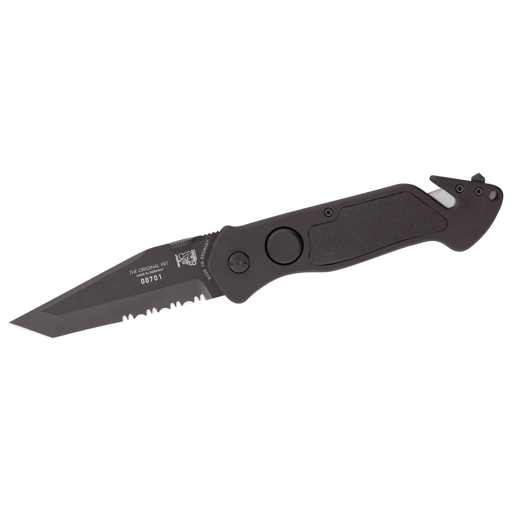 Rettungsmesser PRT-X, Tanto, schwarz