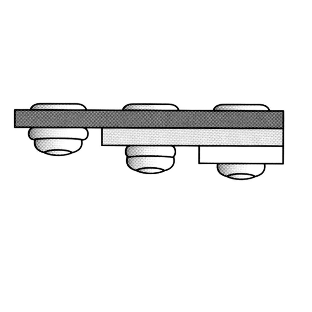 Mehrbereichs-Blindniet Alu Stahl Großkopf 4 x 13 mm