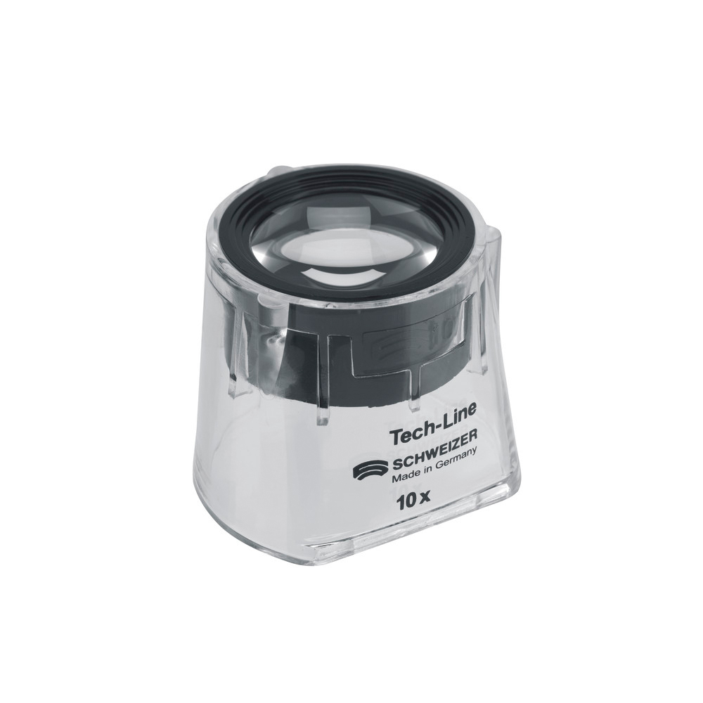 Standlupe Tech-Line FIX-FOKUS 10x, Ø 30 mm, aplanatisch
