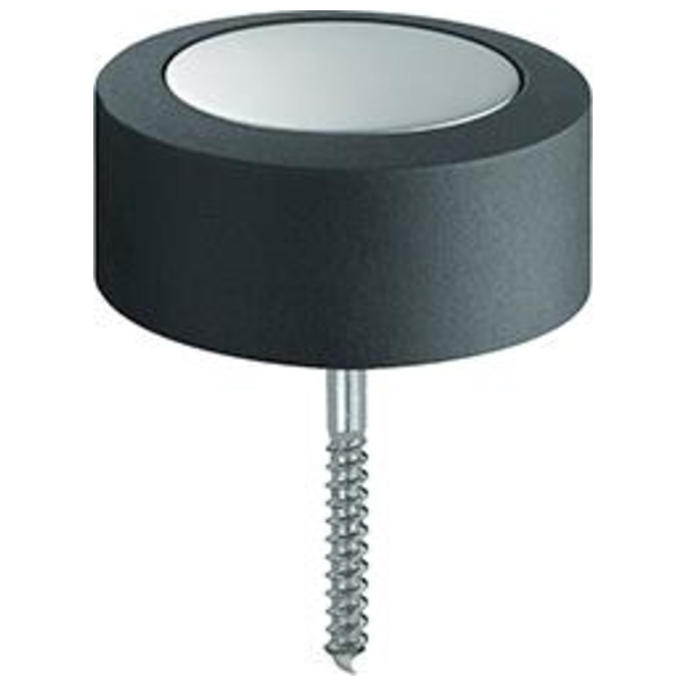 Boden-Türpuffer,24 mm 0 38 3878, Alu F1,Ø48 mm