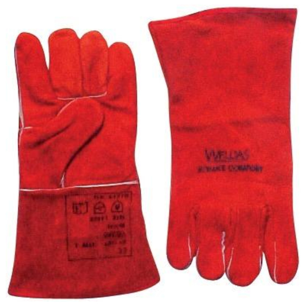 Schweißerhandschuh rot Gr. L 1Paar WELDAS