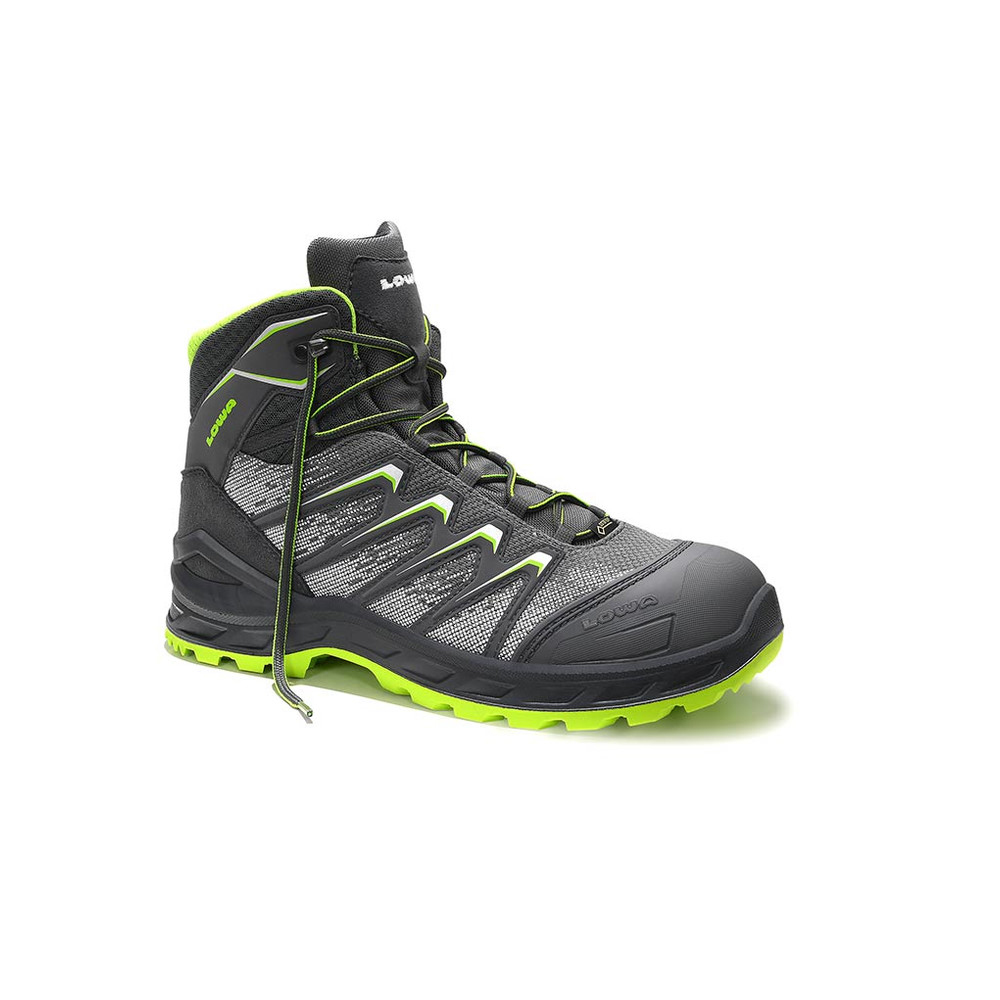 Sicherheitsschnürstiefel LARROX Work GTX grey Mid S3 CI, Größe 39