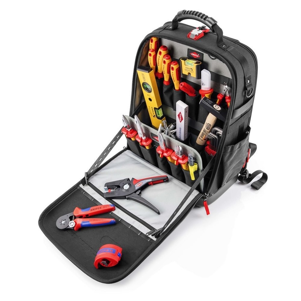 Werkzeugsortiment Elektriker 30-teilig im Rucksack Knipex