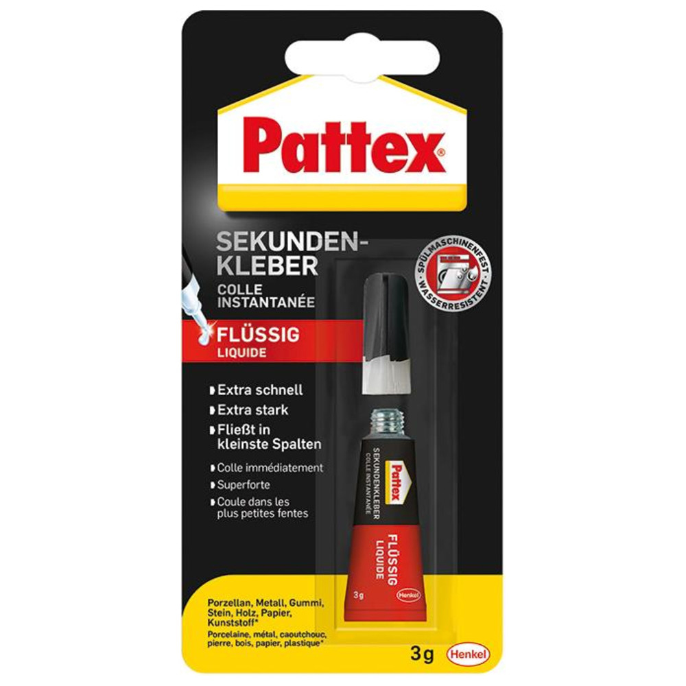 Pattex Sekundenkleber Classic flüssig 3 g