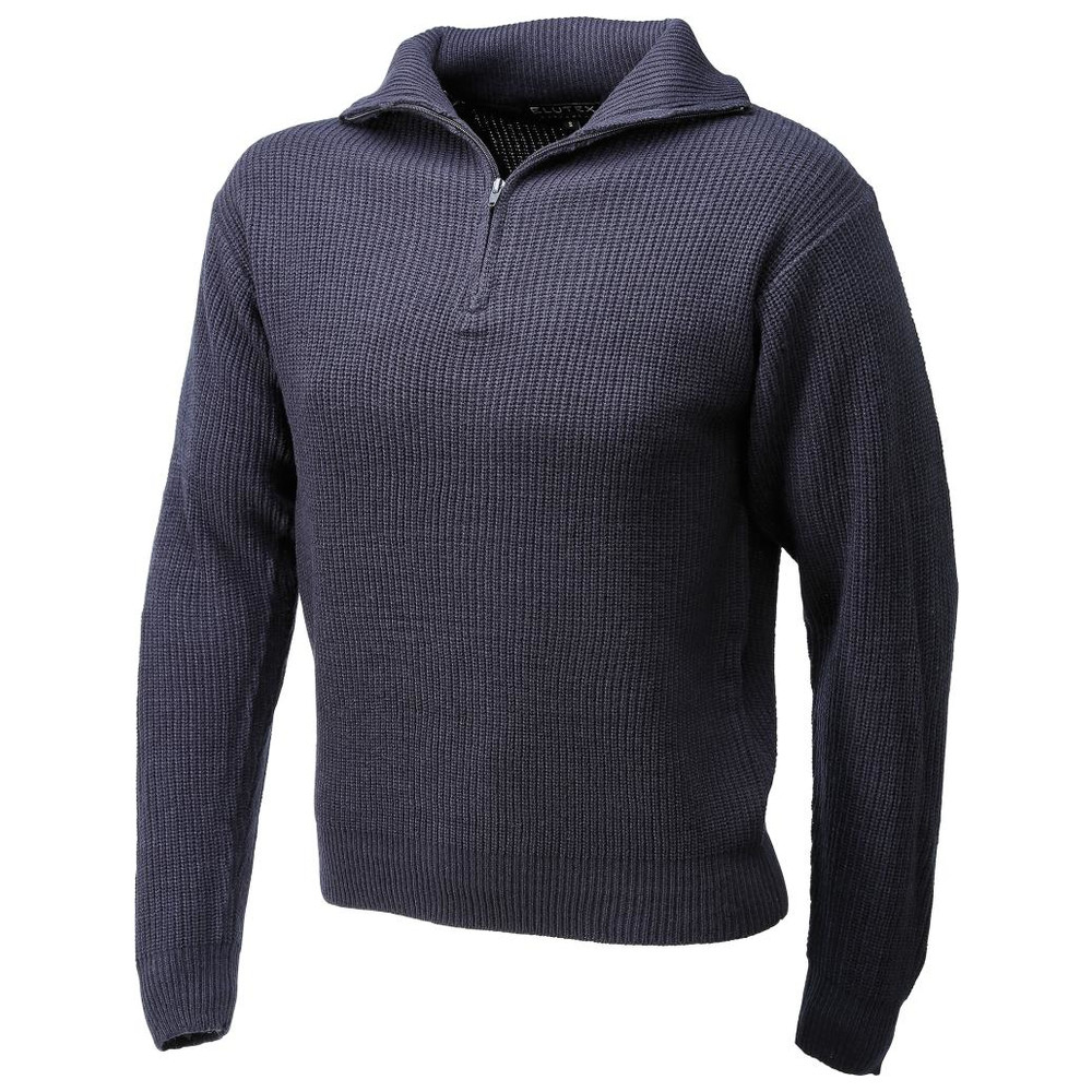 Troyer-Pullover, mit RV, Gr. L, marine