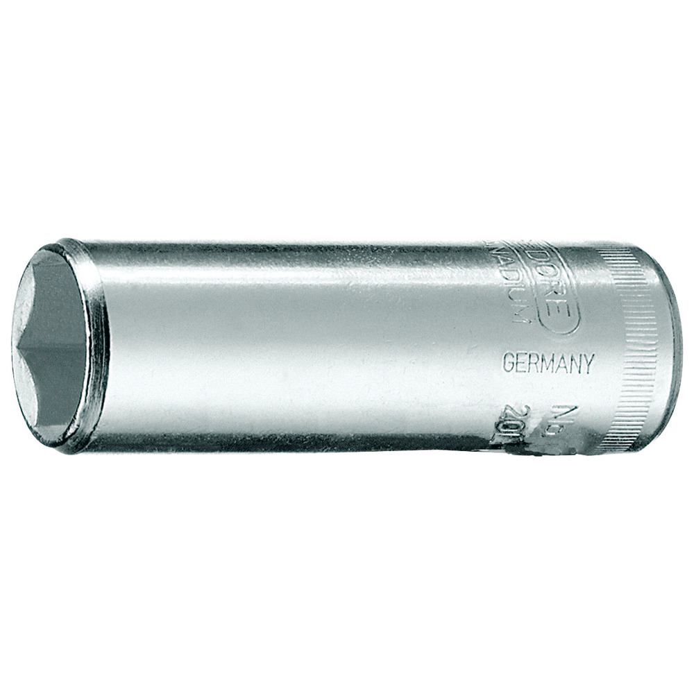 Steckschlüsseleinsatz, 1/4", lang, 6-kant, 17,0 mm, 12 mm