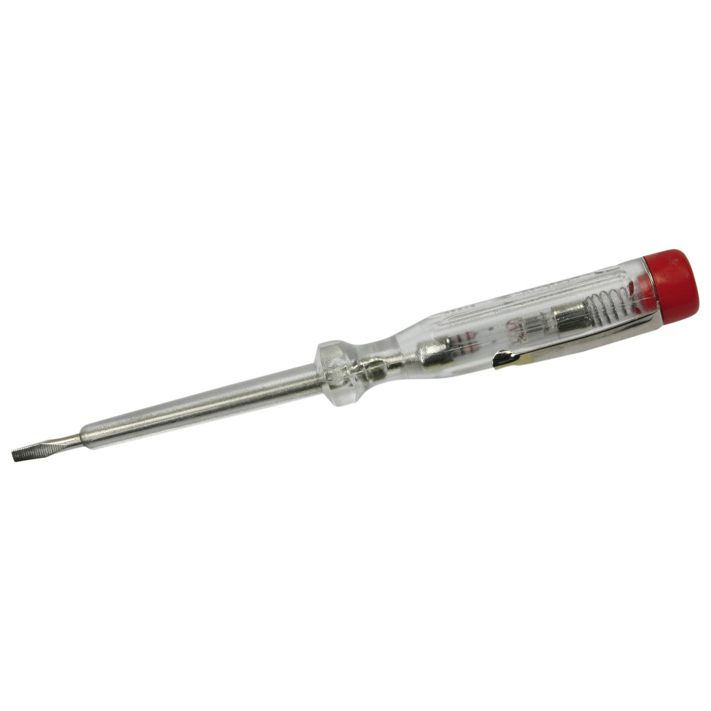Spannungsprüfer, einpolig, 60 mm, 140 mm, mit Klipp