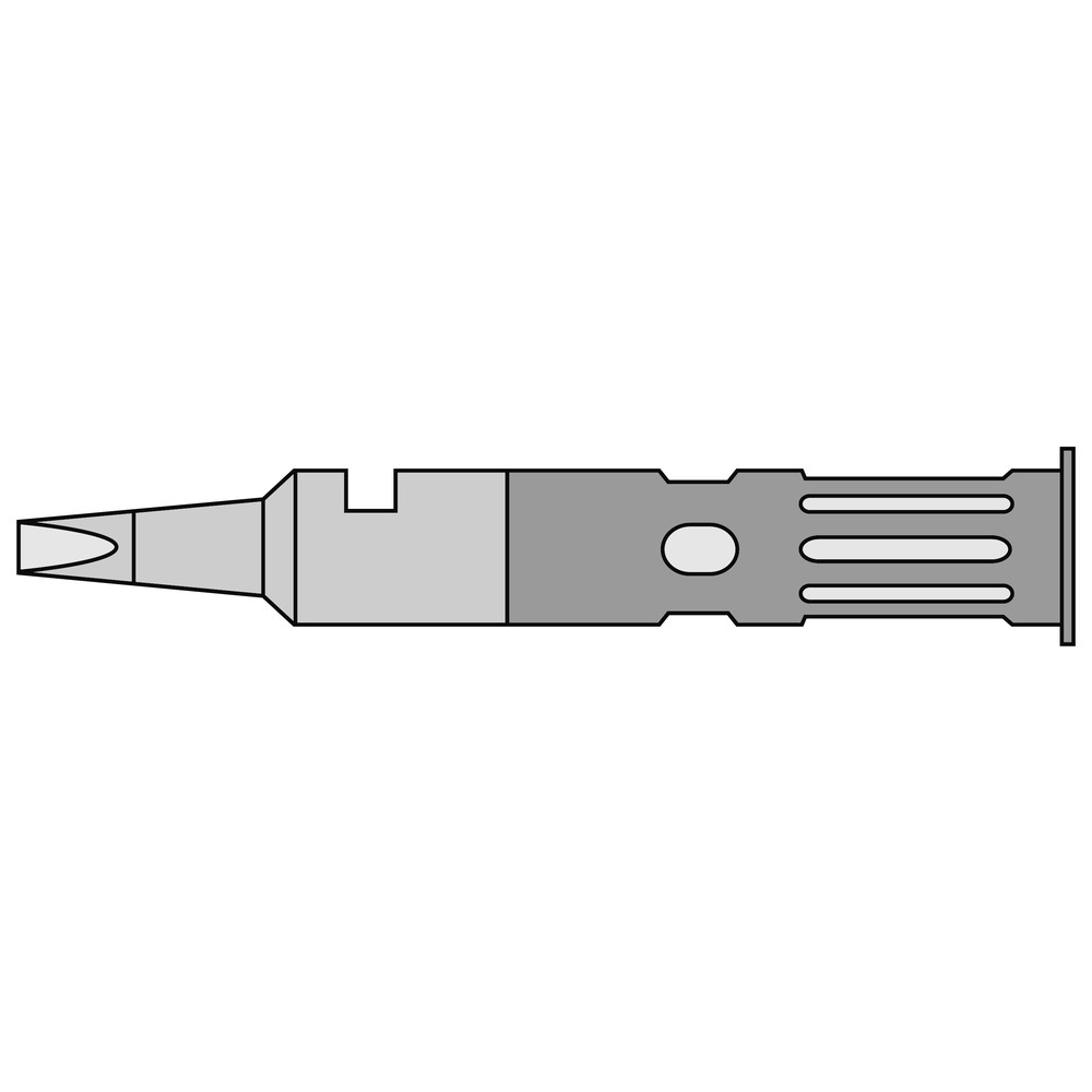 Weller Lötspitze für Pyropen, 60 01 02/2,4 mm, Meißelform