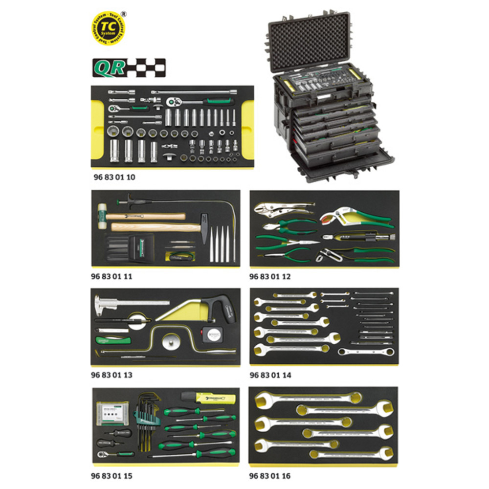 13224a WT/TS AOG-Kit für Flugzeuge im Werkzeug-Trolley 13217, 28,4 kg