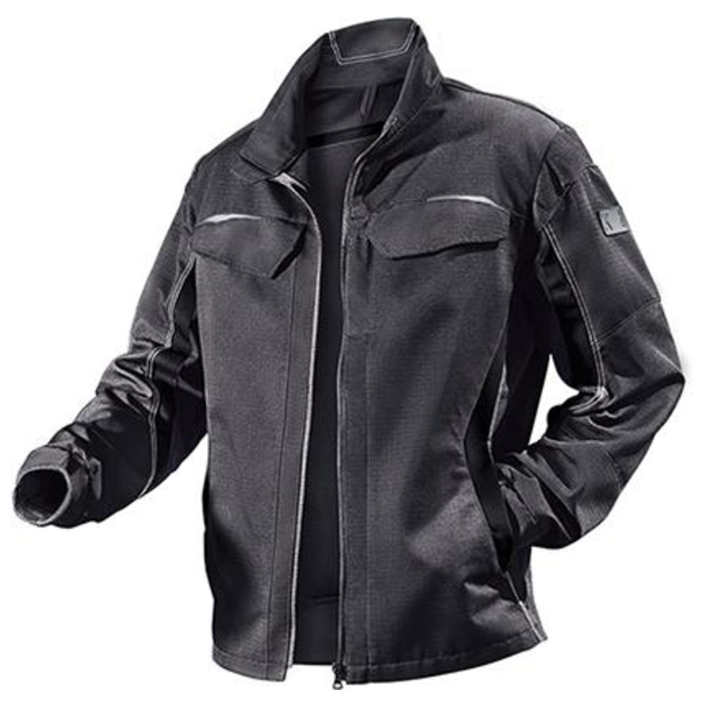 Jacke Pulsschlag Gr. 48 anthrazit/schwarz