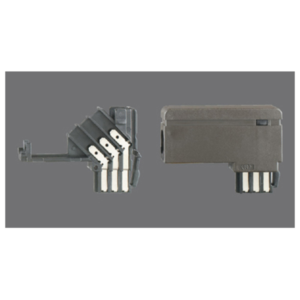 Stecker, TS F, schwarz