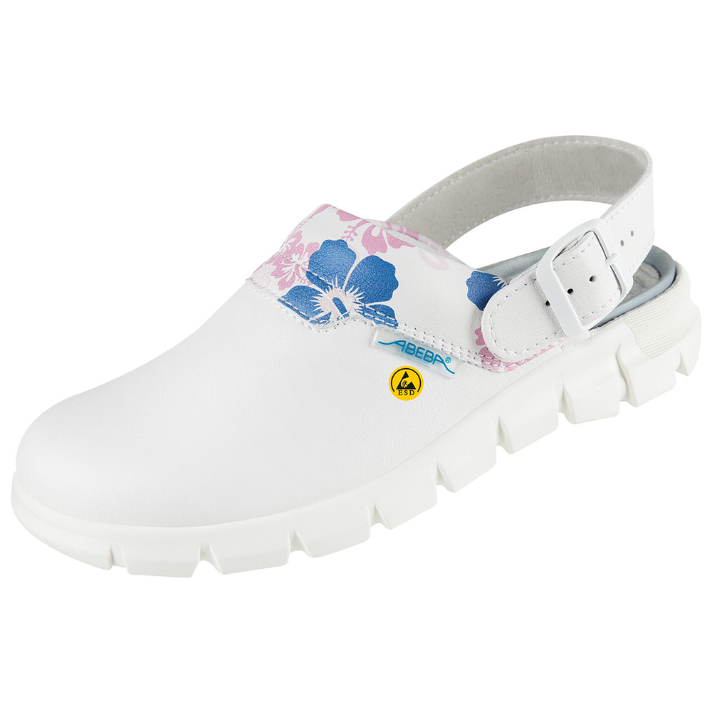 ESD-Clog Dynamic 37320, 35, weiß, bedruckt