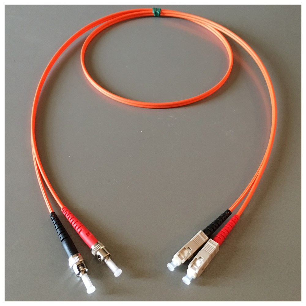 Patchkabel LWL, 50/125µ ST/SC, 5 m, orange