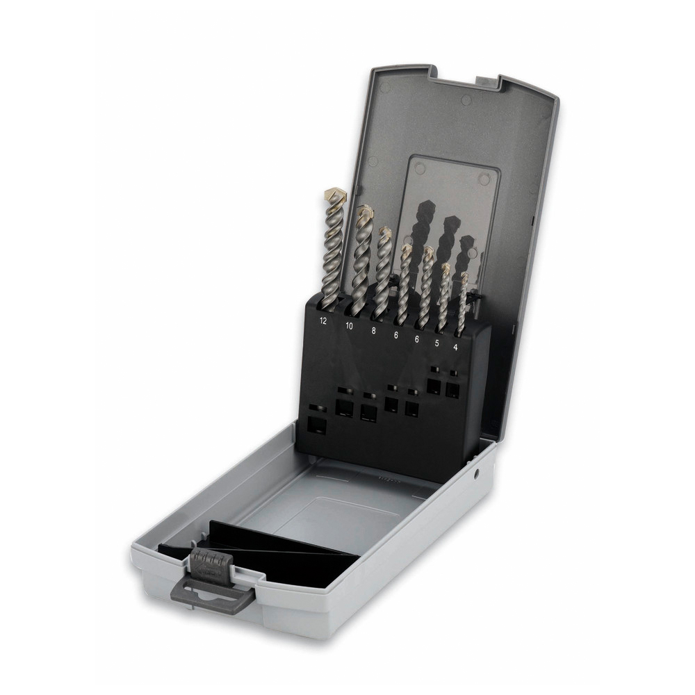 Stein- und Betonbohrer-Sortiment, 7-teilig, Bohrer Ø x Länge mm 4 x 80 / 5 x 95