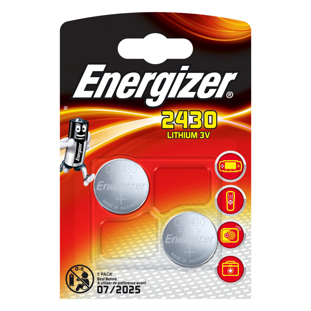 Lithium Knopfzelle, 3 V, 290 mAh, CR2430