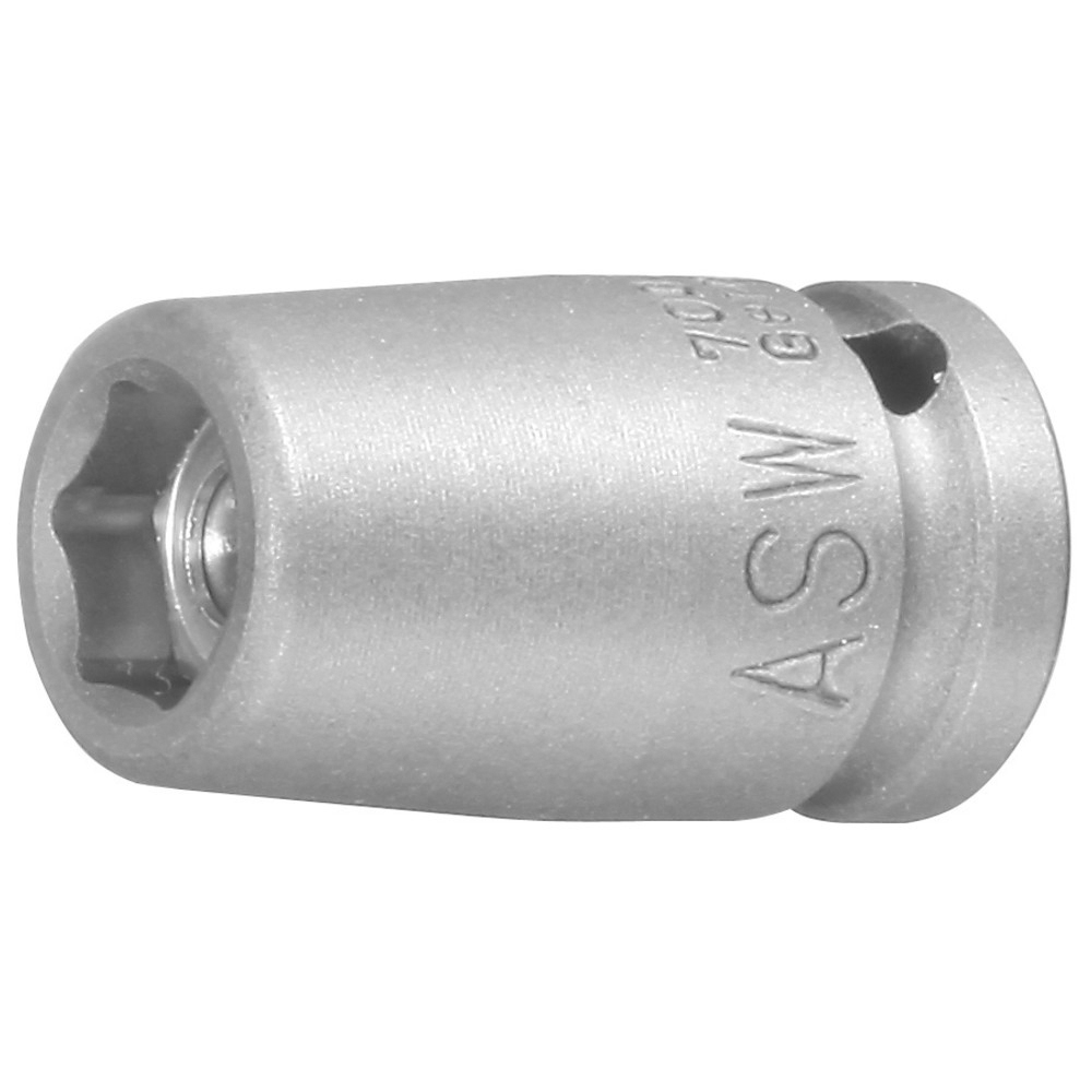 Kraft-Steckschlüssel-Einsatz 1/4" 7 mm Magnet