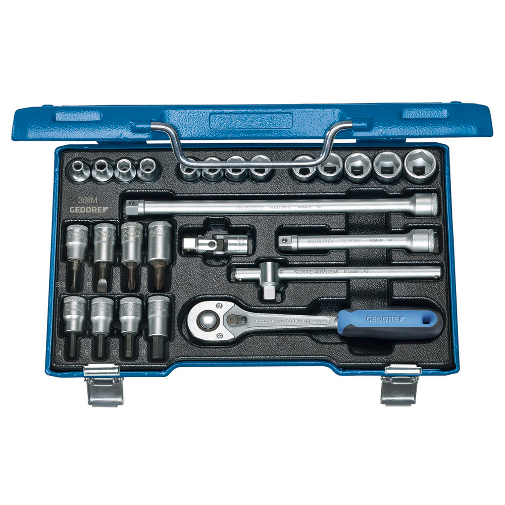Steckschlüsselgarnitur 3/8" 26-teilig 30 IMU-10