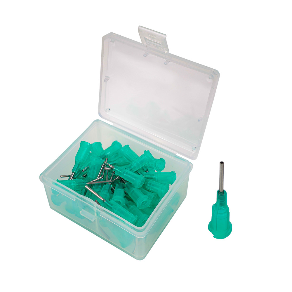 WETEC Dosiernadel, gerade, 1/2", 0,84 mm / Gauge 18, grün