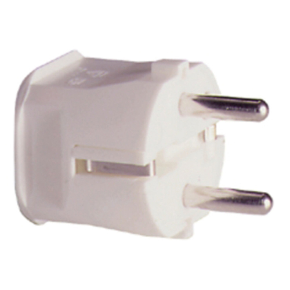 Schuko-Stecker DIN 49440/441, schwarz, IP20