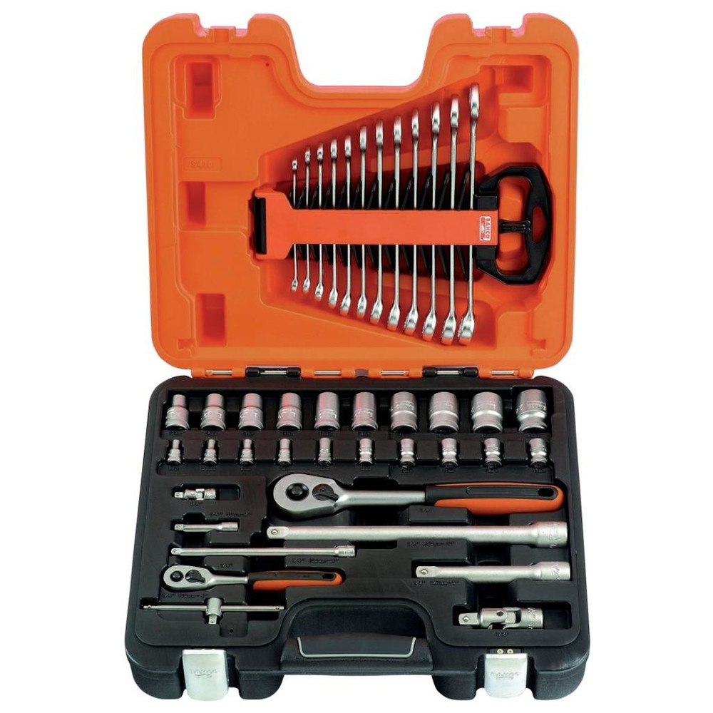 Steckschlüsselgarnitur 1/4"+1/2", 41-teilig S410